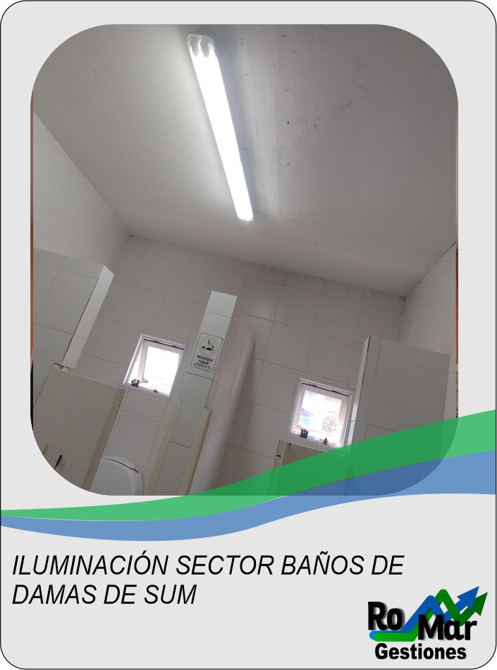 Iluminación Baños de Damas